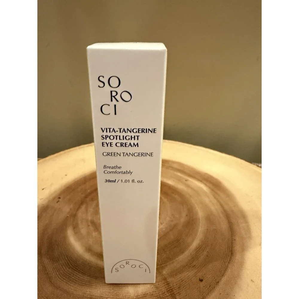 SOROCI Vita-Tangerine Spotlight Eye Cream 1.01 oz Brand NIB‎ Green Tangerine